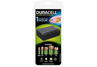 DURACELL Chargeur multiple de piles - Chargeur (Noir)