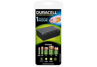 DURACELL DURACELL Caricabatterie - Per AAA/AA/C/D/9V - Nero - Caricabatterie (Nero)
