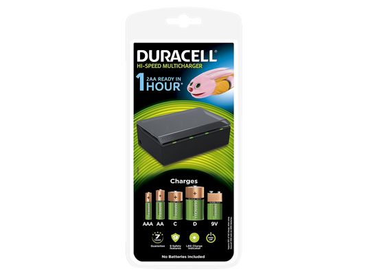 DURACELL Batterieladegerät - Ladegerät (Schwarz)