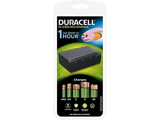 DURACELL Caricabatterie - Caricabatterie (Nero)