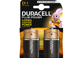 DURACELL Plus Power MN1300/D 2er - Pile (Noir/cuivre)