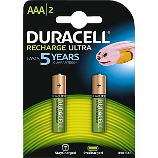 DURACELL HR03/AAA B2 STAYCHARGED AKKU 800MAH - Wiederaufladbare Batterie (Grün/Kupfer)