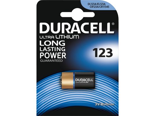 DURACELL Ultra 123 - Batteria (nero/rame)