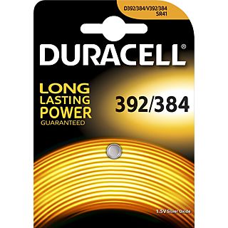 DURACELL 392/384/SR41/AG3 - Batteria a bottone (Argento)