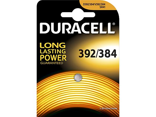 DURACELL 392/384/SR41/AG3 - Batteria a bottone (Argento)