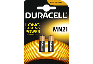 DURACELL MN21, paquet de 2 - Pile (Noir/cuivre)