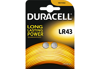DURACELL DURACELL Electronics LR43 2er - Batteria a bottone (Argento)