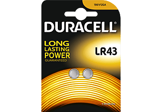 DURACELL LR43 ELECTRONICS ALKALINE 2PCS - Knopfzelle (Silber)