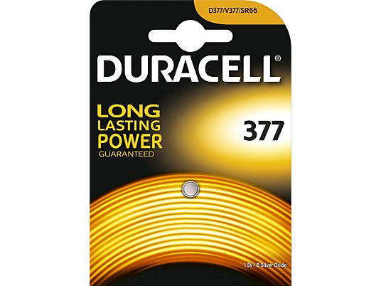 DURACELL 377/376/SR66/SR626 - Batteria a bottone (Argento)