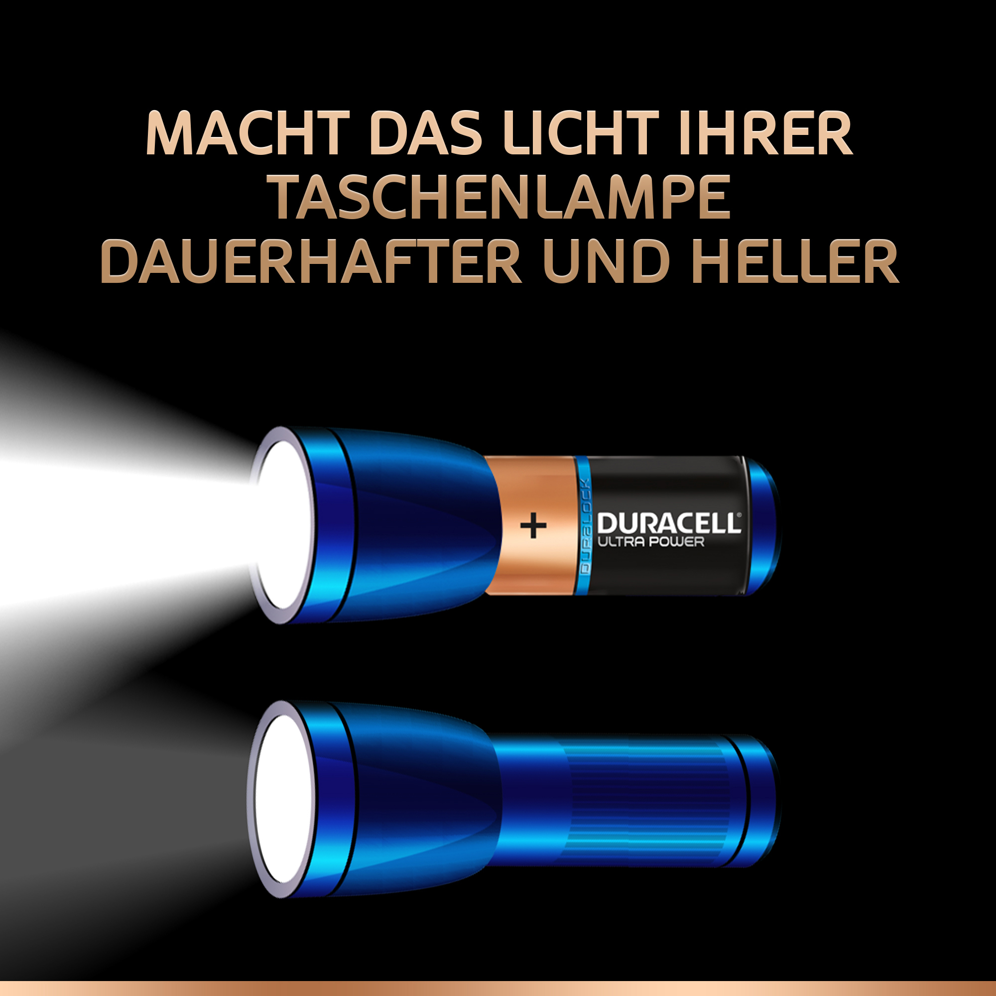 DURACELL Ultra Power  C Batterie, Alkaline, 1.5 Volt 2 Stück