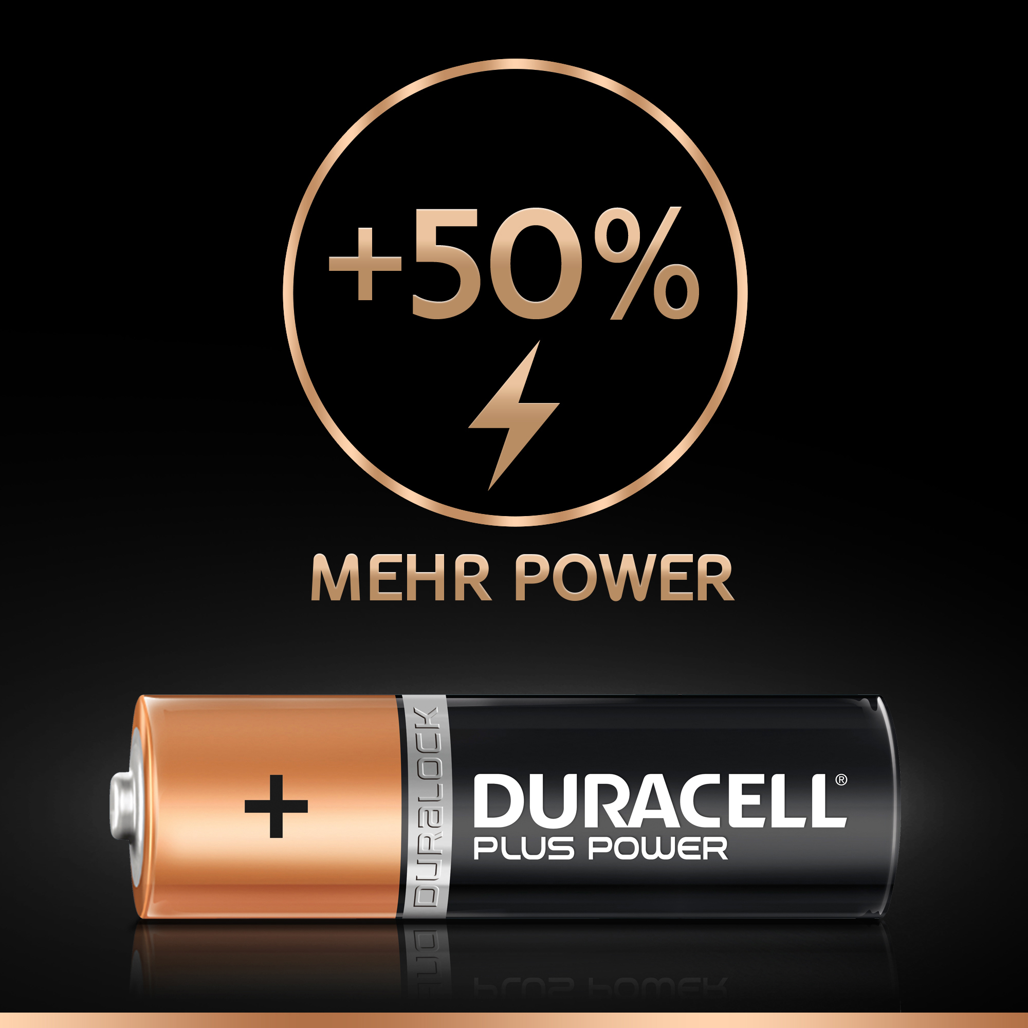 DURACELL Plus Power  AA Batterie, Alkaline, 1.5 Volt 36 Stück