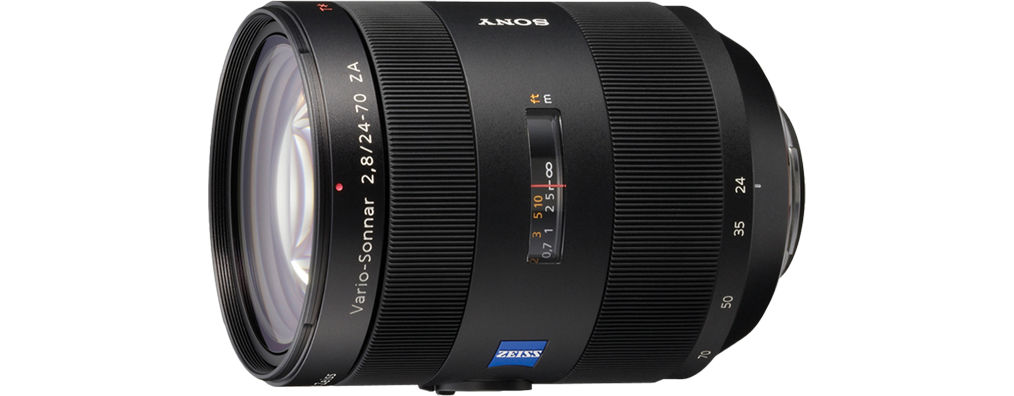 SONY Carl Zeiss® F2,8 / 24-70mm SSM SAL-2470Z 24 mm - 70 mm für Sony A-Mount, Schwarz)
