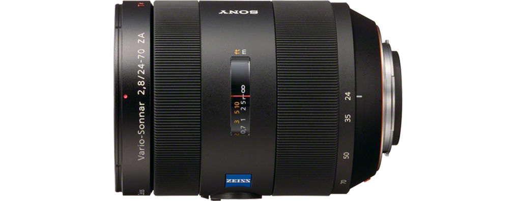 SONY Carl Zeiss® F2,8 / 24-70mm SSM SAL-2470Z 24 mm - 70 mm für Sony A-Mount, Schwarz)