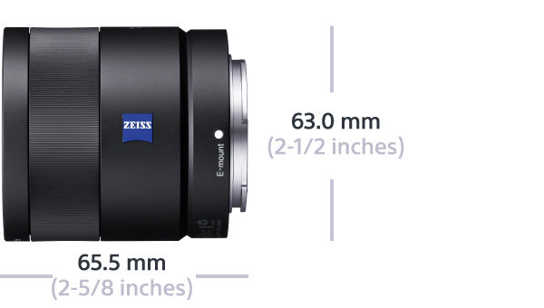 SONY SEL24F18Z Zeiss - 24 mm f/1.8 Circulare Blende (Objektiv für Sony E-Mount, Schwarz)