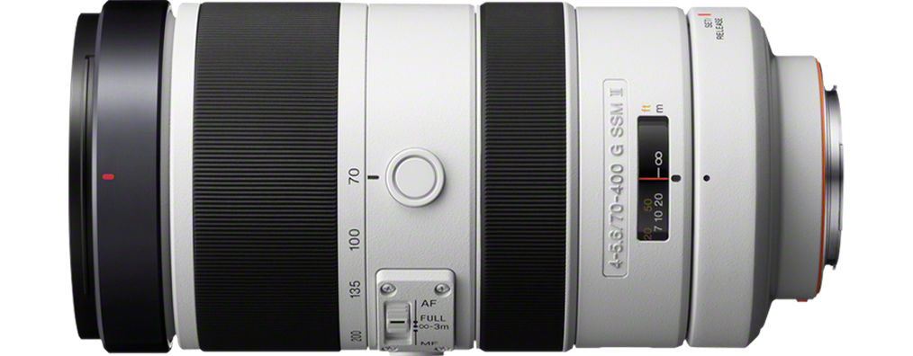 SONY SAL70400G2 Vollformat 70 mm - 400 mm f/4–5.6 G-Lens, SSM II, ED, Circulare Blende (Objektiv für Sony A-Mount, Schwarz)