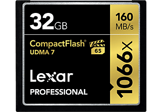 LEXAR 32GB Professional 1066x CompactFlash®, 160MB/s okuma 155MB/s yazma Hafıza Kartı