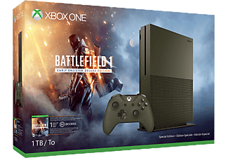 MICROSOFT Xbox One S 1TB Konsol + Battlefield 1 Outlet