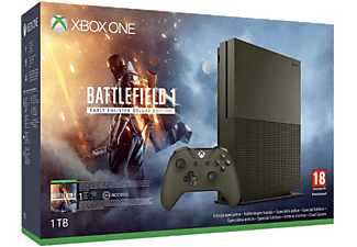 MICROSOFT Xbox One S 1TB - Battlefield 1 Bundle