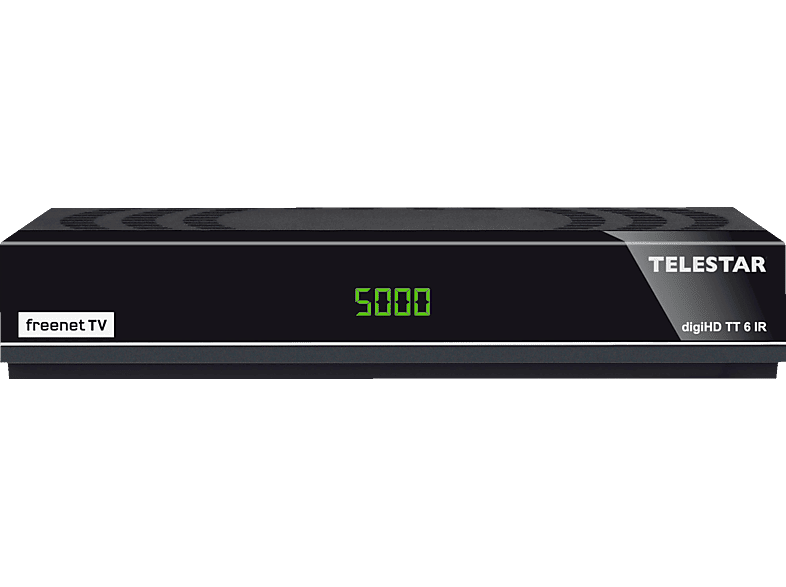 TELESTAR digiHD TT 6 Schwarz) (HDTV, DVB-T2 DVB-C, IR Receiver HD