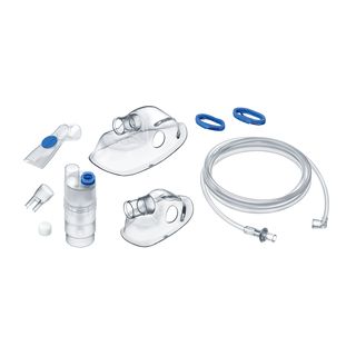 BEURER IH 26 - Inhalateur - Haute capacité de nébulisation (env. 0,3 mL/min) - Blanc - Inhalateur (Blanc/bleu)
