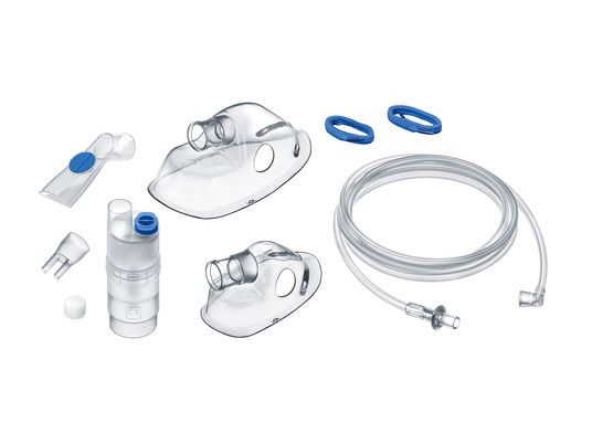 BEURER IH 26 - Inhalateur - Haute capacité de nébulisation (env. 0,3 mL/min) - Blanc - Inhalateur (Blanc/bleu)