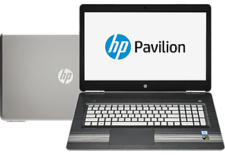 HP Pavilion 17 ezüst notebook X5D76EA (17,3" Full HD/Core i7/8GB/1TB  HDD+128GB SSD/GTX960 4GB/DOS)
