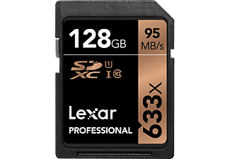 LEXAR 128GB Professional 633x SDXC™ UHS-I, 95MB/s okuma 45MB/s yazma C10 V30 U3 Hafıza Kartı