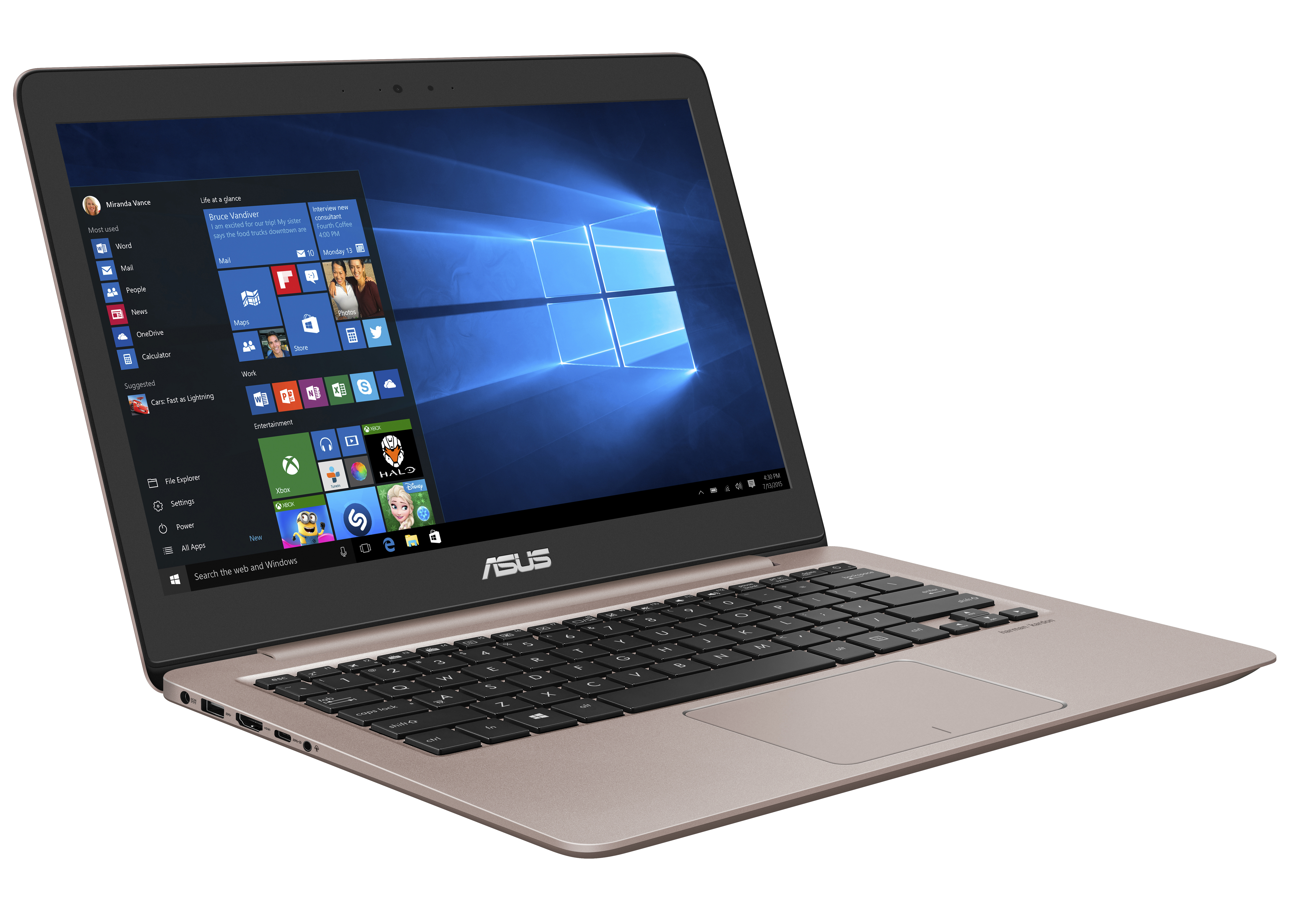 ASUS UX310UQ-FC371T - 13,3 Zoll - Intel® Core™ i7 i7-7500U - 16 GB - 1 TB - NVIDIA - Windows 10 Home (64 Bit)