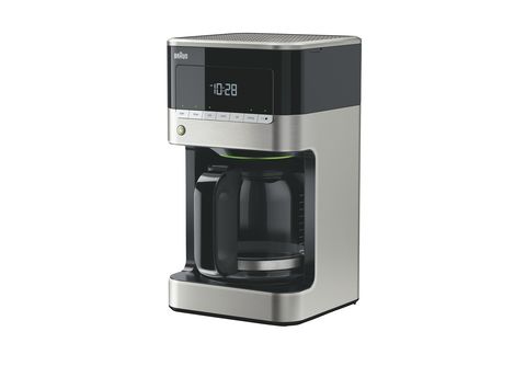 Aroma-Glaskanne Edelstahl/Schwarz 7 SATURN 7120 PurAroma BRAUN kaufen KF Kaffeemaschine in Edelstahl/Schwarz | mit Kaffeemaschine