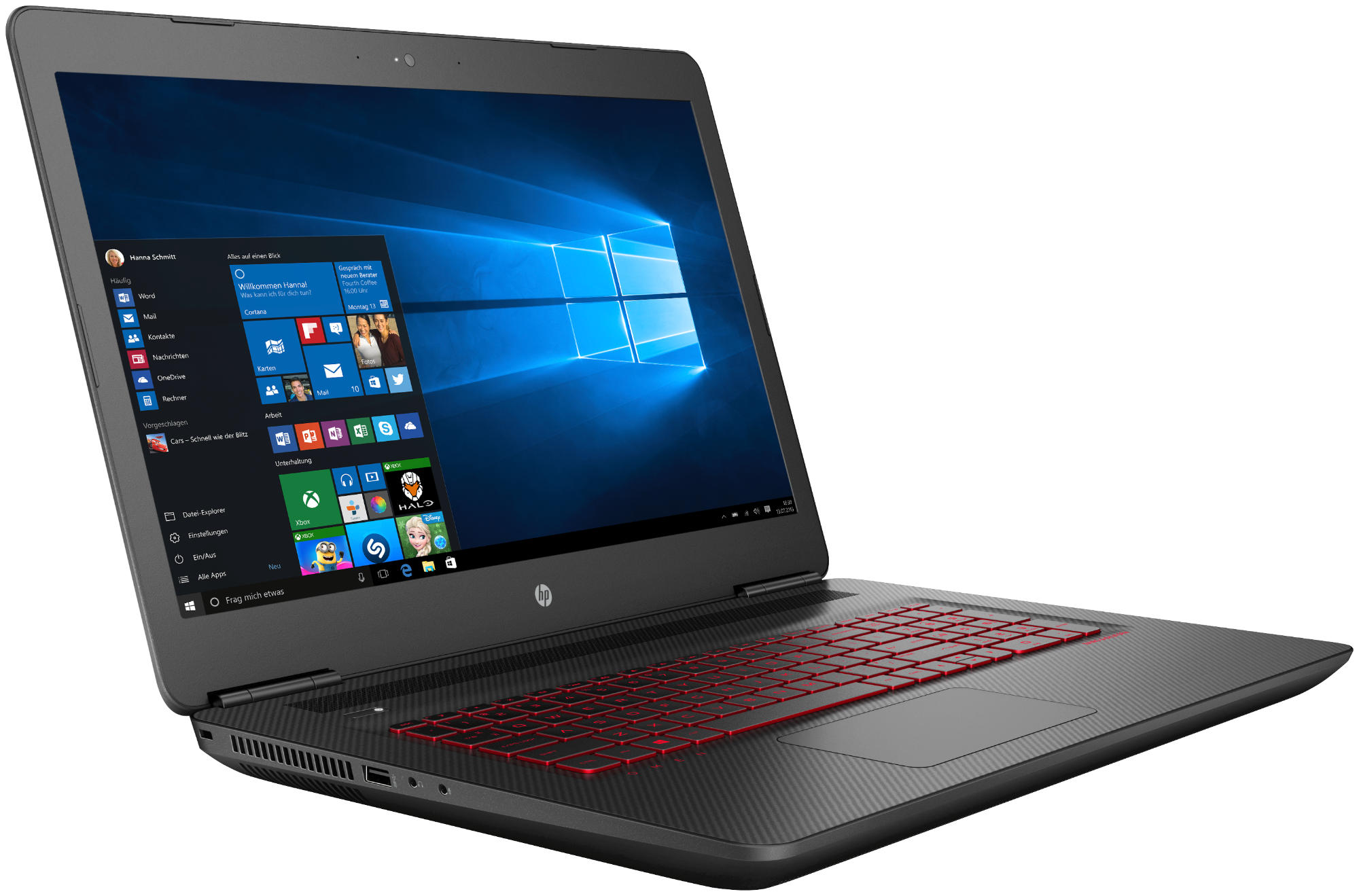 HP OMEN by HP 17-w103ng - 17,3 Zoll - Intel® Core™ i7 i7-6700HQ - 16 GB - 1 TB - NVIDIA GeForce® GTX 1060 - Windows 10 Home (64 Bit)