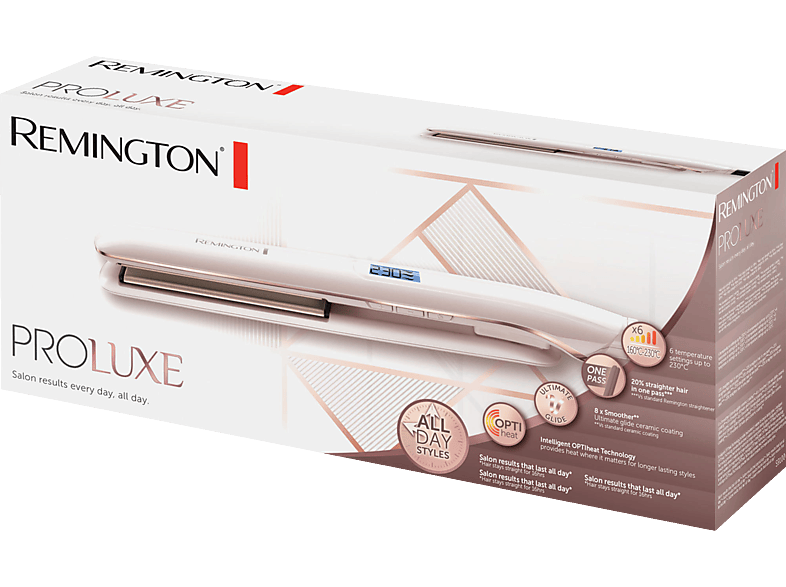 Remington S9100 proluxe Haarglätter (Keramik, Temperaturstufen: 9, Rosè) — Foto 3 von 5