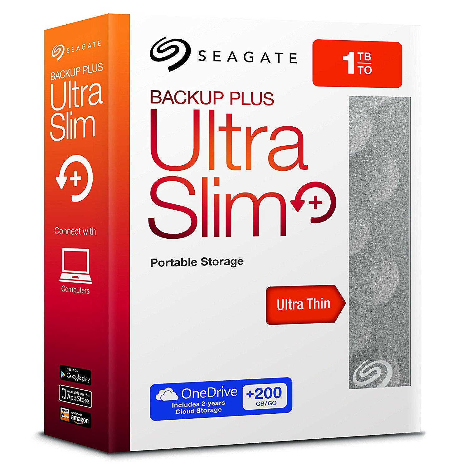 SEAGATE 1Tb Seagate 2.5Inc Usb3.0 Steh1000200 Backup Plus Ultra Slım Gümüş Rengi Taşınabilir Disk