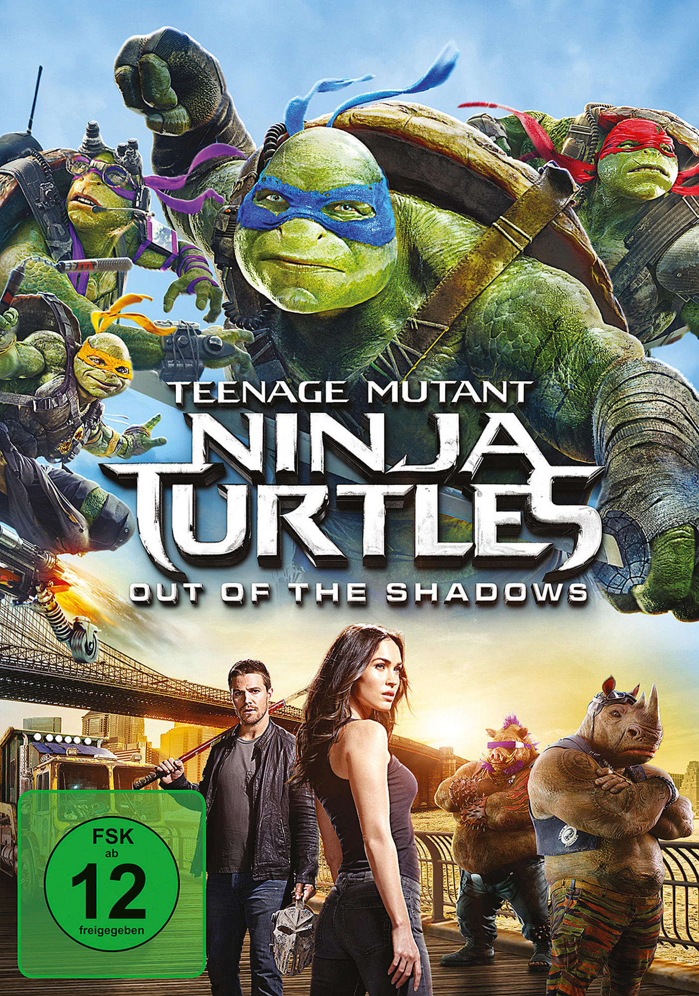 Teenage Mutant Ninja Turtles - out of the Shadows DVD