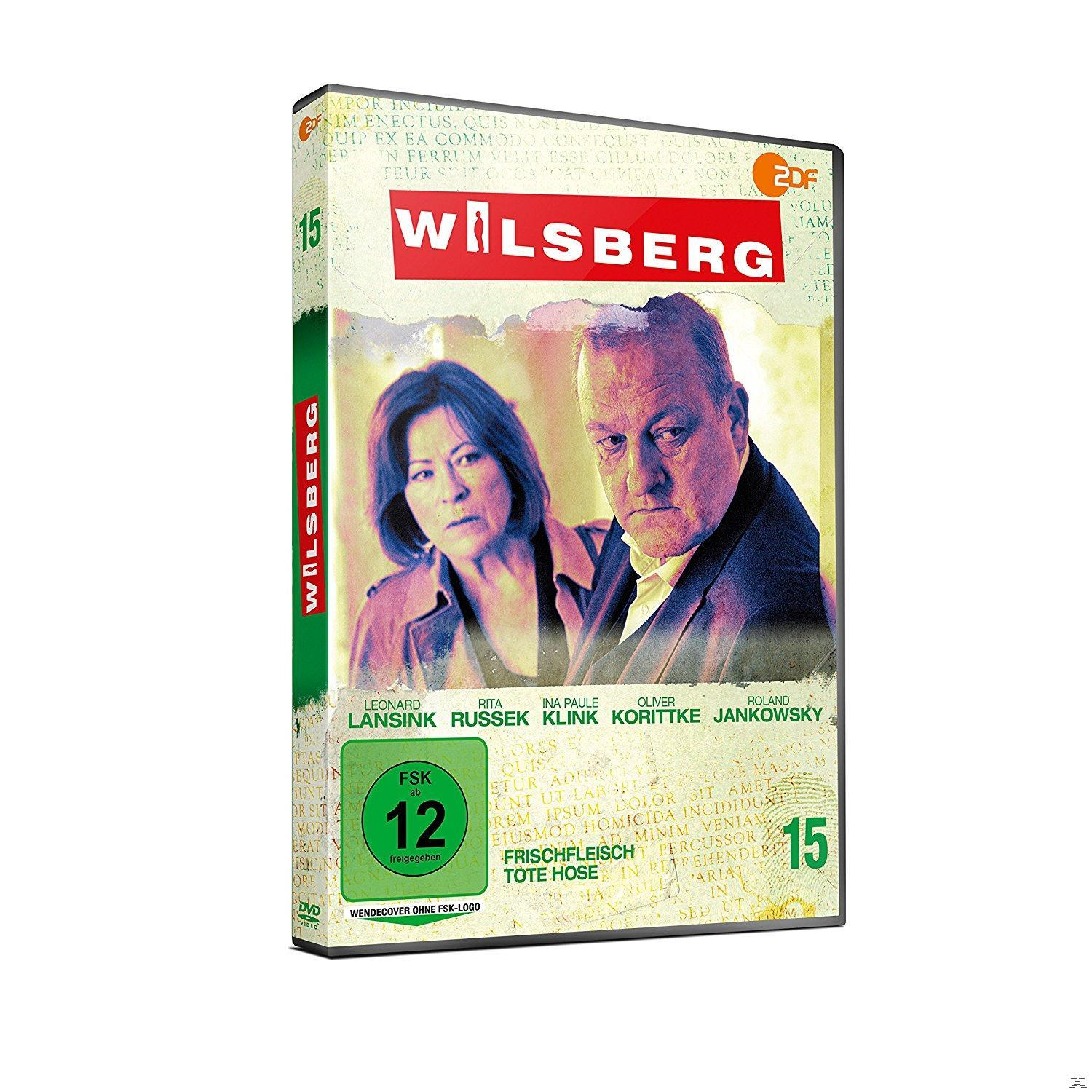 DVD-Cover: Zwei Personen, ein Mann und eine Frau, sind zu sehen. Titel ist Wilsberg. FSK 12.