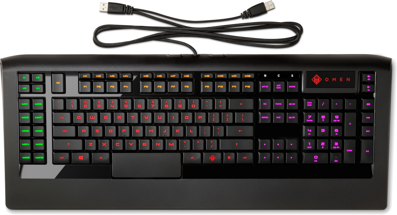 HP Gaming-Tastatur Omen with SteelSeries (X7Z97AA#ABD)