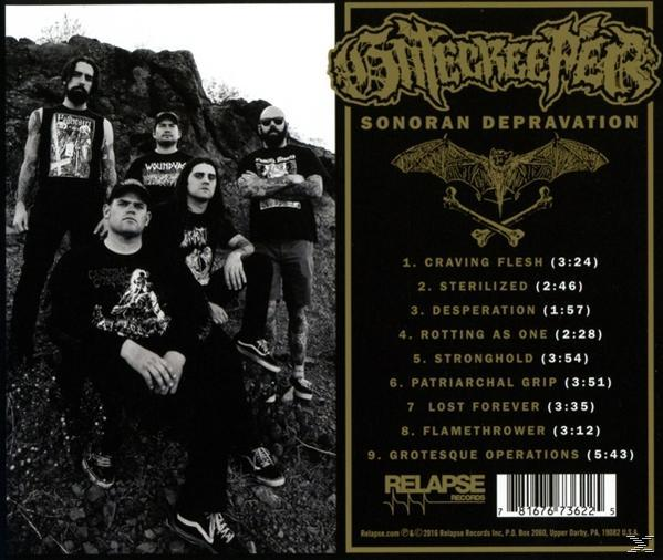 Gatecreeper - Sonoran Depravation  - (CD)