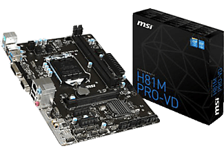 MSI H81M PRO-VD Intel H81 1600MHz DDR3 Soket 1150 mATX Anakart