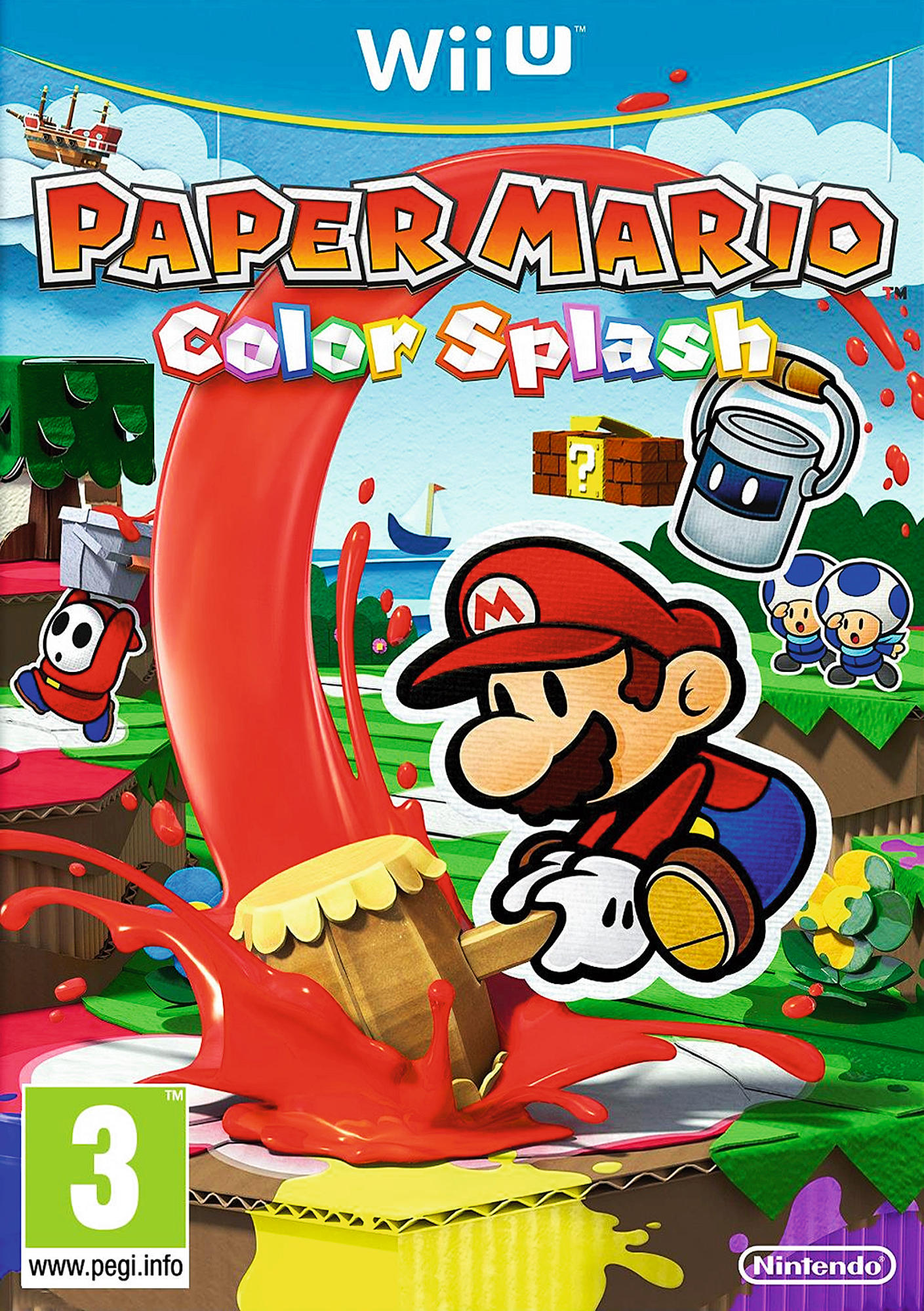 Paper Mario: Color Splash - Nintendo Wii U - Englisch