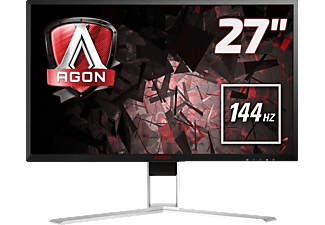 AOC AGON AG271QX - Moniteur, 27 ", QHD, 144 Hz, Noir/Rouge