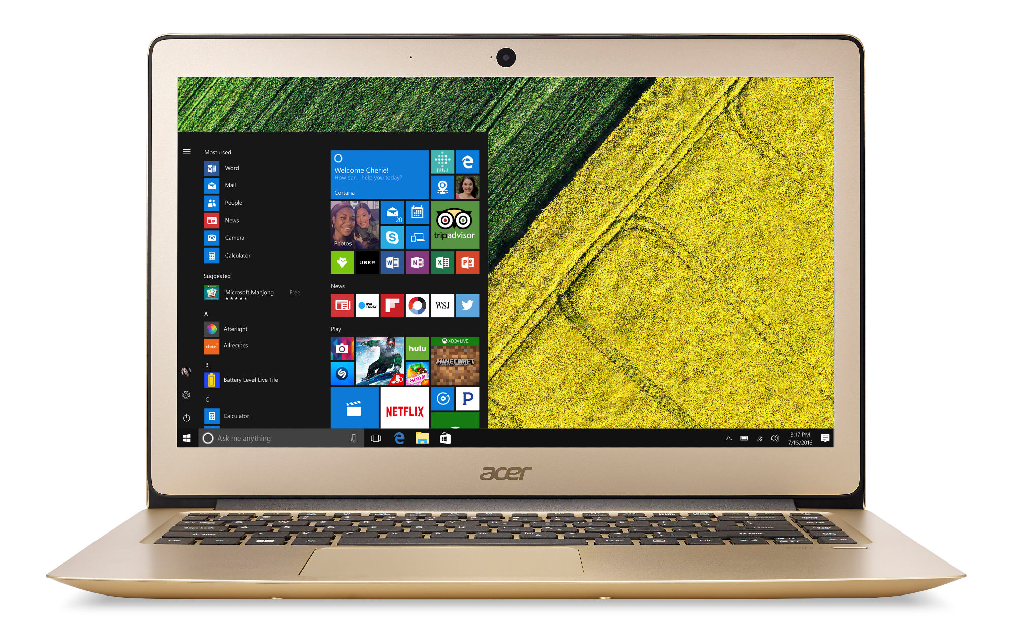ACER SF314-51-766R 14"  Intel Core i7-6500U 2.50 GHz 8GB 256GB SSD Windows 10 Laptop
