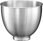 KITCHEN AID Edelstahlschüssel Matt 3.3 Liter für Kitchen Aid mini Modelle (5 KSM 35 SSB)
