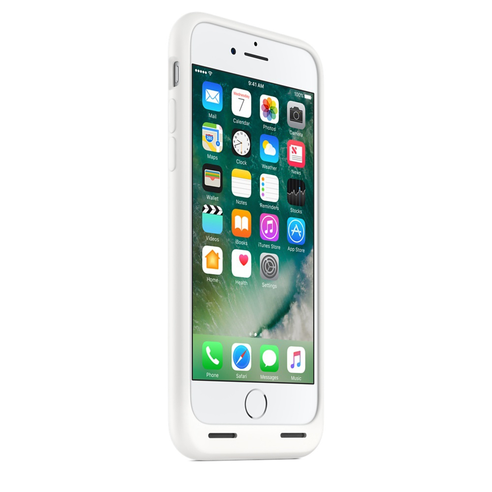 APPLE Smart Battery, Backcover, Apple, iPhone 7, Weiß