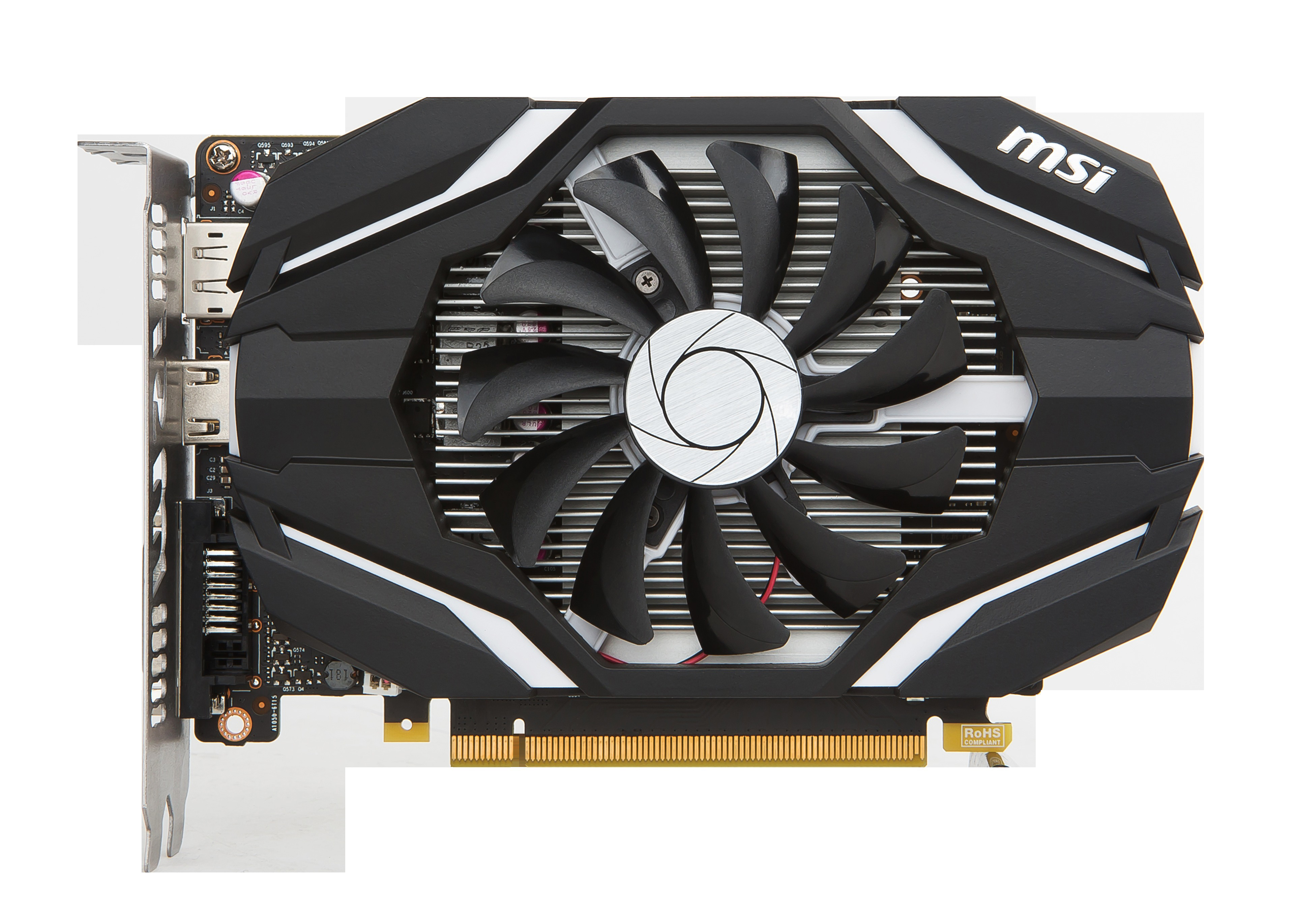 MSI GeForce® GTX 1050 2G OC 2GB (V809-2287R) (NVIDIA, Grafikkarte)