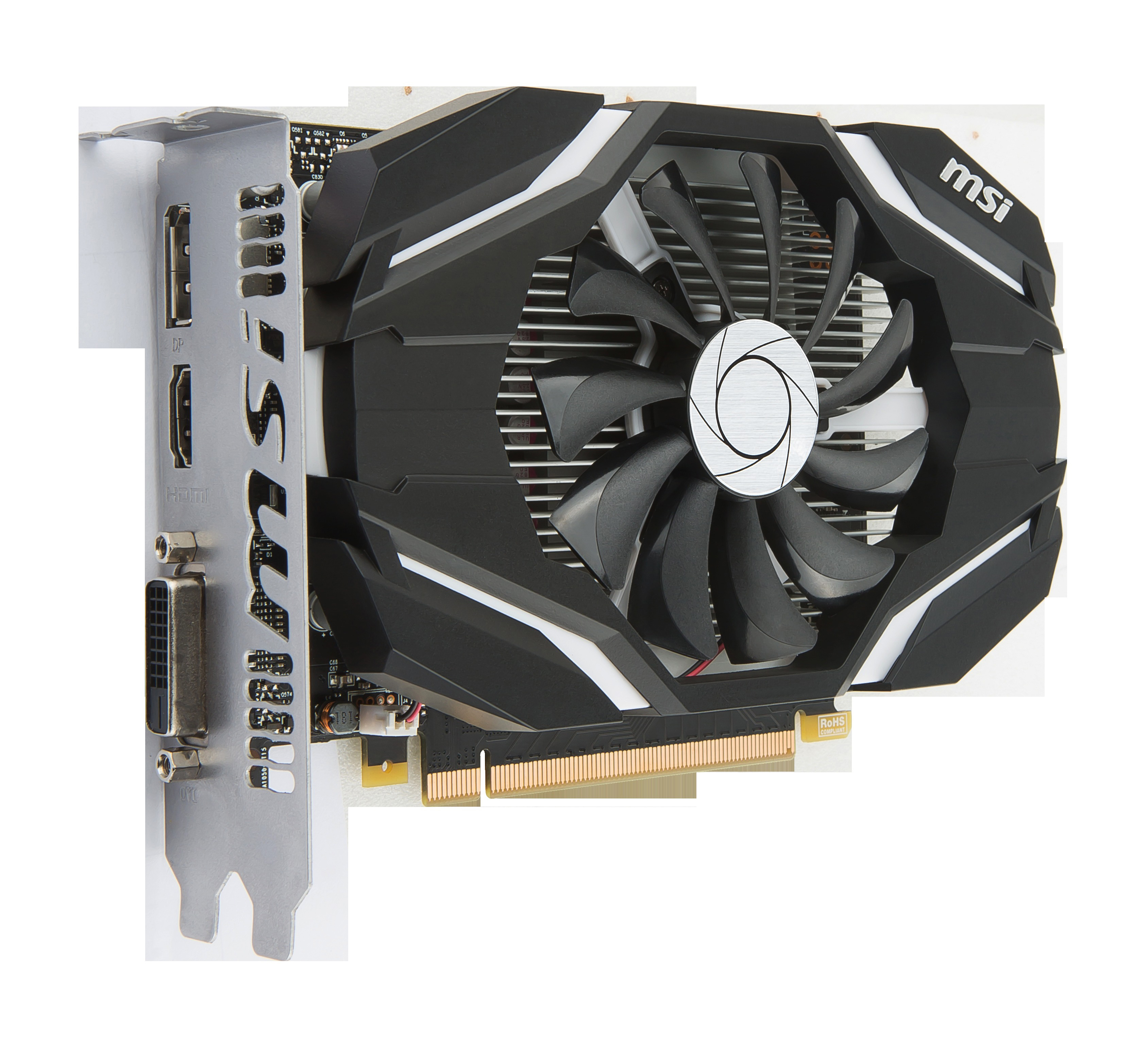 MSI GeForce® GTX 1050 2G OC 2GB (V809-2287R) (NVIDIA, Grafikkarte)