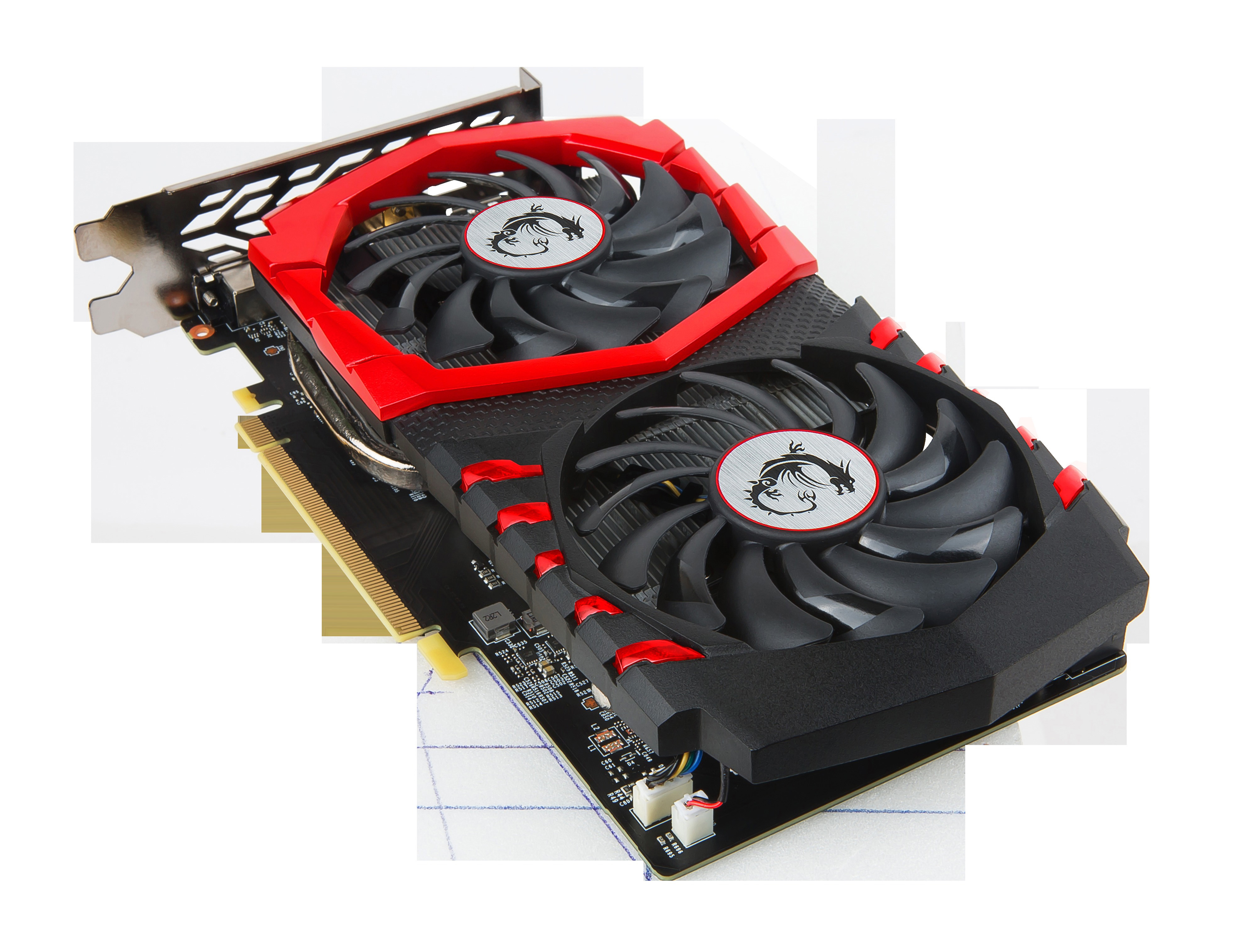 MSI GeForce® GTX 1050 Ti  Gaming X 4GB (V335-001R) (NVIDIA, Grafikkarte)