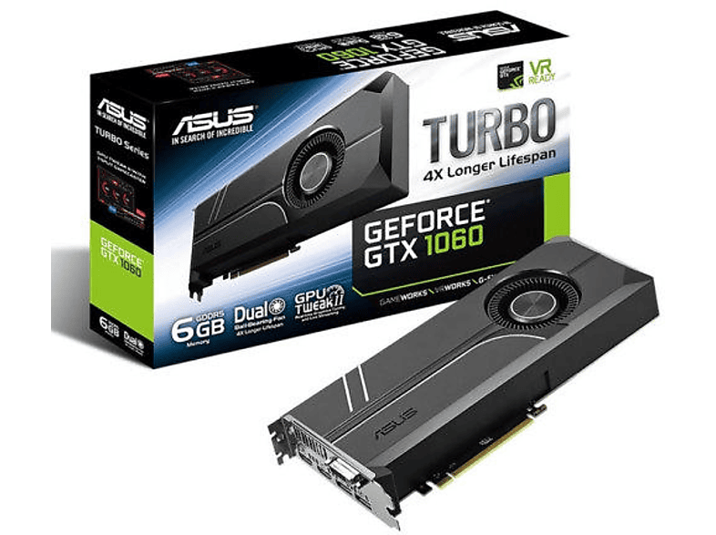 デスクトップPC/GTX1060/メモリ8GB/Windows 11  ASUS Turbo Geforce Gtx 1060 6Gb Gddr5 192Bıt Dvı 2Hdmı 2Dp Ekran
