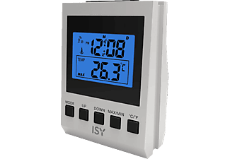 ISY IDC1101 digitális ébresztőóra hőmérővel