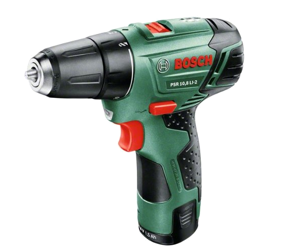 BOSCH PSR 10,8 LI-2 Akkus fúrócsavarozó beépített akkuval, kofferben
