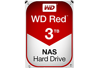 WESTERN DIGITAL RED 3TB 64MB/C 5400 - Festplatte (HDD, 3 TB, Rot)