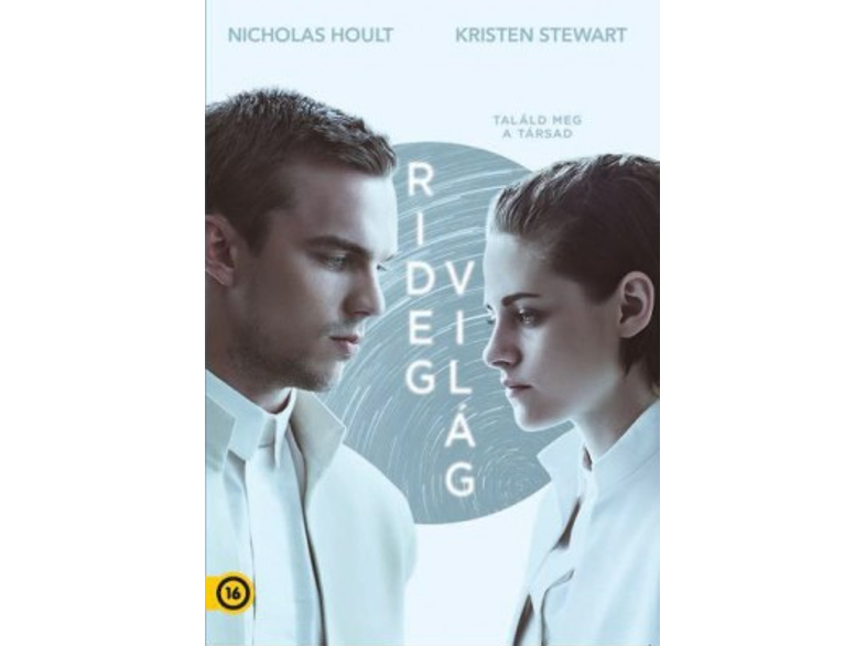 Filmplakát egy férfival és egy nővel, akik egymással szemben állnak, a 'RIDVEILÁG' címmel és a színészek nevével.